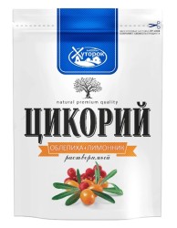 Цикорий порошкообразный, Бабушкин Хуторок 100 г растворимый натуральный с экстрактом лимонника и облепихи zip пакет