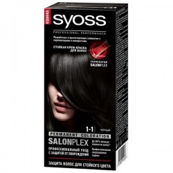 Краска для волос Syoss 115 мл 1-1 Черный