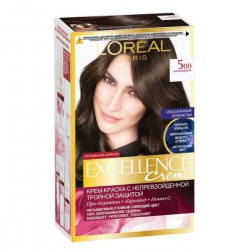 Краска для волос L'Oreal Экселланс крем улучшенная формула 192 мл 500 шоколадный