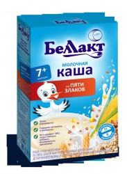 Каша молочная Беллакт 5 злаков с 7 мес 250 г