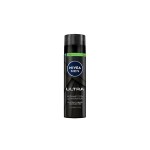 Гель для бритья мужской, Nivea (Нивея) 200 мл арт. 81789 Мен Ультра черный ультрагладкое скольжение с активным углем