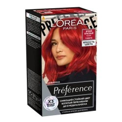 Краска для волос L'Oreal Преферанс Вивид 204 мл 8.264 яркий красный гавана