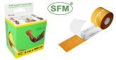 Лента кинезиологическая SFM-Plaster, Сфм хоспитал р. 5смх500см №1 на хлопковой основе в рулоне желтый