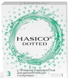 Презервативы hasico с точками 3 шт.