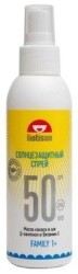 Молочко-спрей солнцезащитное детское, Lintisun (Линтисан) 150 мл SPF50 масло кокоса и ши Д-пантенол и витамин Е 1+