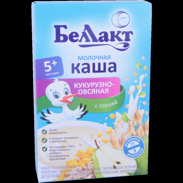 Молочная каша кукурузная беллакт для грудничка