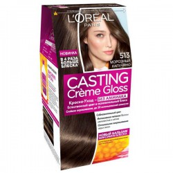 Краска для волос L'Oreal Кастинг крем глосс 160 мл Т513 морозное капучино