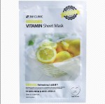 Маска для лица тканевая, 3W CLINIC (3В Клиник) 25 мл 10 шт с витаминами