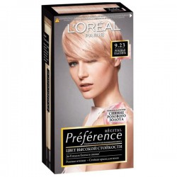 Краска для волос L'Oreal Преферанс Реситаль 174 мл 9.23 Розовая Платина