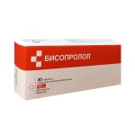 Бисопролол, таблетки покрытые пленочной оболочкой 10 мг 30 шт