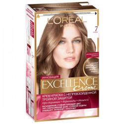 Краска для волос L'Oreal Экселланс крем 172 мл Т7 русый