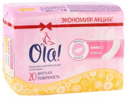 Прокладки женские, Ola (Ола) 20 шт классик