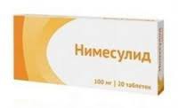 Нимесулид табл. 100 мг 20 шт.