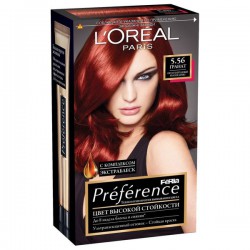 Краска для волос L'Oreal Преферанс Ферия 174 мл 5.56 янтарь