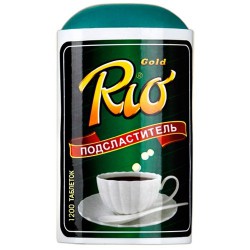 Заменитель сахара табл. 1200 шт. Rio Gold