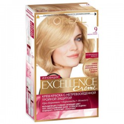 Краска для волос L'Oreal Экселланс крем 172 мл Т9 очень светло-русый