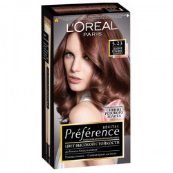 Краска для волос L'Oreal Преферанс Реситаль 174 мл 5.23 Темное Розовое Золото