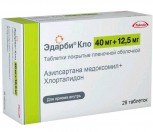 Эдарби Кло, табл. п/о пленочной 40 мг+12.5 мг №28