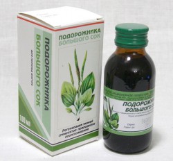 Подорожник большой сок 100 мл 1 шт.