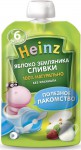 Пюре, Heinz (Хайнц) 90 г яблоко земляника сливки без сахара с 6 мес