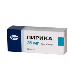 Лирика капс. 75 мг 56 шт.