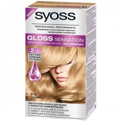 Краска для волос Syoss Глосс сенсейшн 9-6 ванильный латте