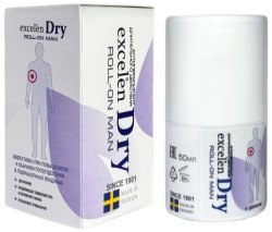 Антиперспирант Excelen Dry Мен для мужчин ролл-он длительного действия роликовый 50 мл