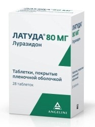 Латуда табл. п/о пленочной 80 мг 28 шт.