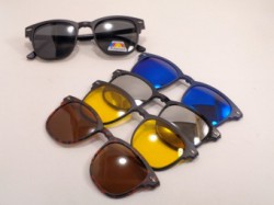 Оправа для очков Eldorado с поляризационными накладками 5 шт