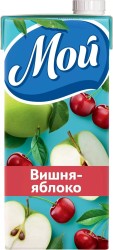 Сок Мой яблоко вишня нектар 0.95 л
