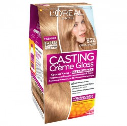 Краска для волос L'Oreal Кастинг крем глосс 160 мл 832 Крем-брюле