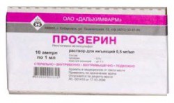 Прозерин р-р д/ин. 0.5 мг/мл 1 мл 10 шт.