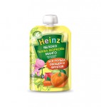 Пюре, Heinz (Хайнц) 90 г яблоко морковь тыква манго без сахара с 6 мес дой-пак